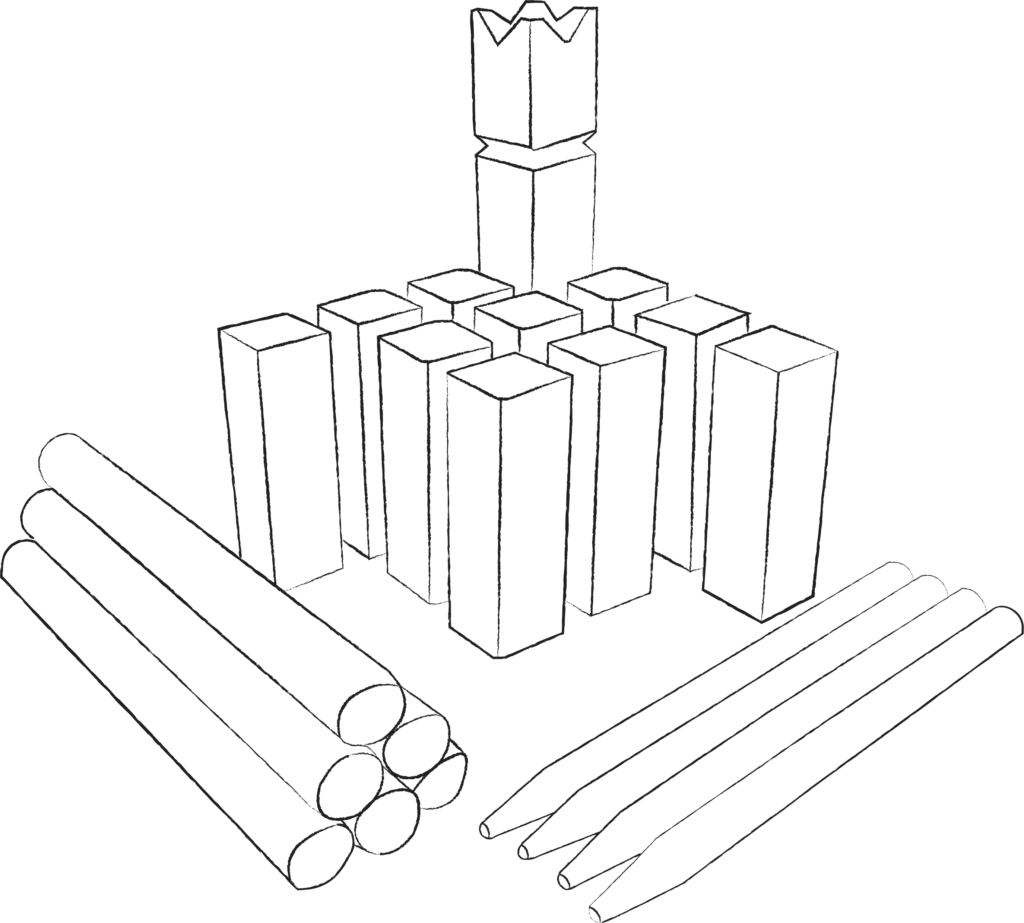 Wikingerschach-Kubb